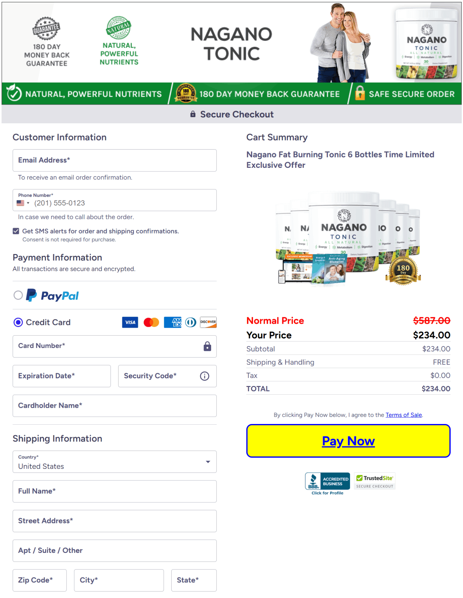 Nagano Tonic-order-page